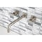 Kingston Brass KS6028CML Wall Mount Tub Faucet, Brushed Nickel KS6028CML - alternate 2